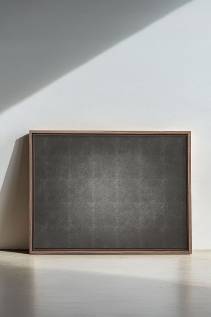 OLEKA CANVAS - DARK GLOW, Oeuvre sur toile étirée, encadré Brun Chêne