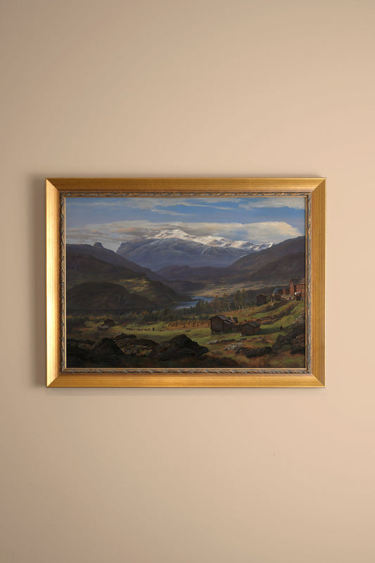 BREATH OF SUMMITS, VINTAGE GOLD FRAME