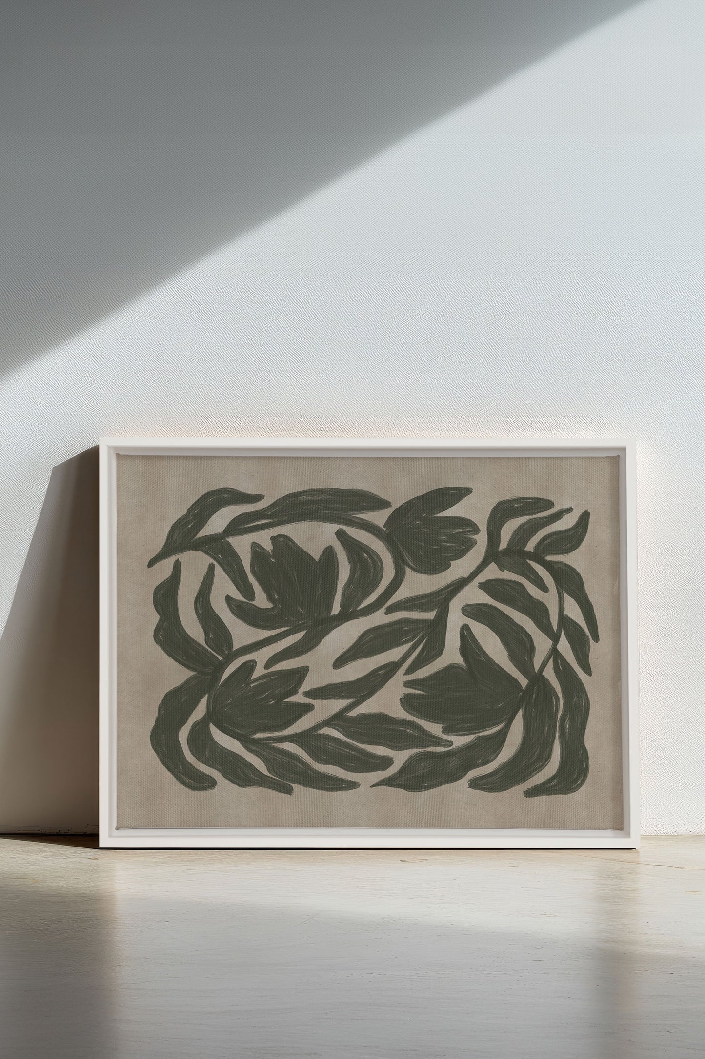 DANSE VÉGÉTALE, Work on stretched canvas