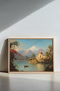 PALACE BY THE LAKE, Work on stretched canvas