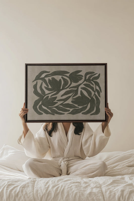 DANSE VÉGÉTALE, Work on stretched canvas