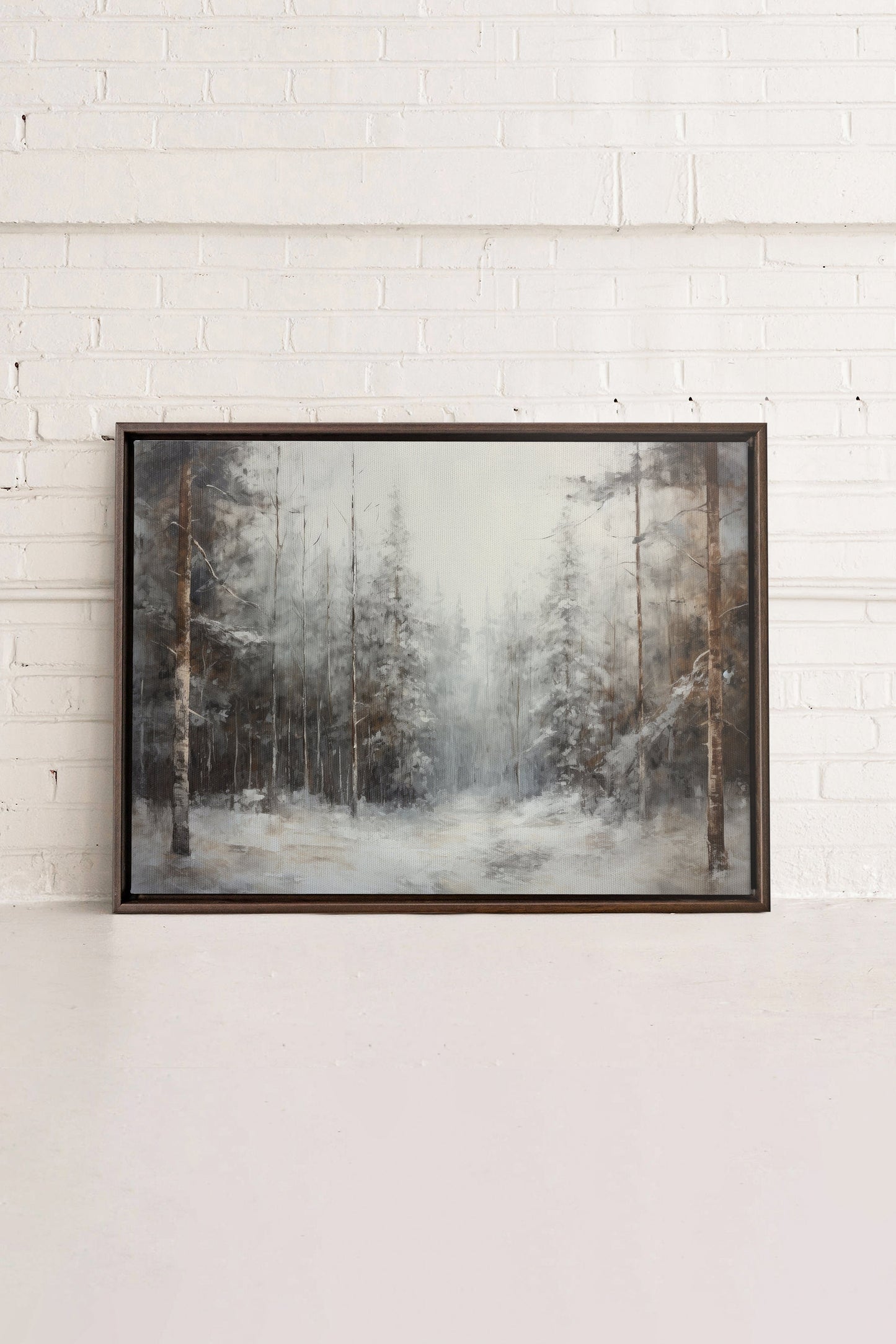 WINTER SHADOWS, Work on stretched canvas