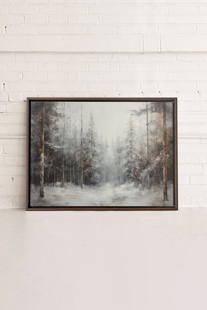 WINTER SHADOWS, Work on stretched canvas