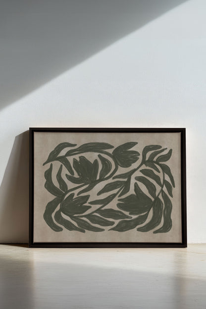 DANSE VÉGÉTALE, Work on stretched canvas