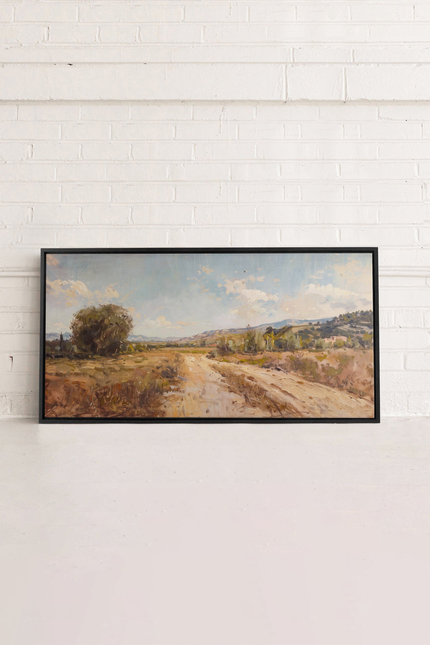 OLEKA CANVAS - Andalusian Mirage, Oeuvre sur toile étirée, encadré Noir