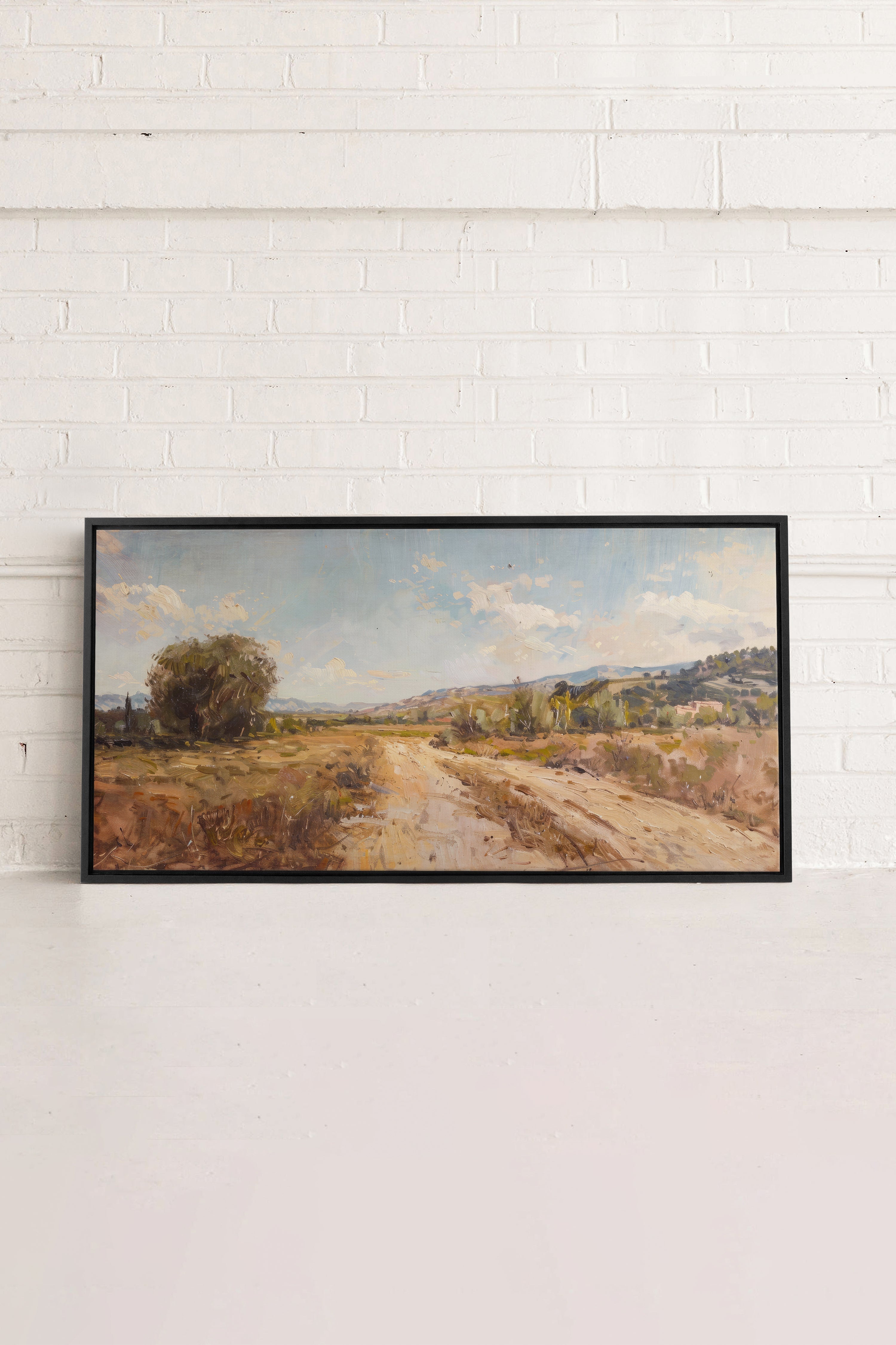 OLEKA CANVAS - Andalusian Mirage, Oeuvre sur toile étirée, encadré Noir