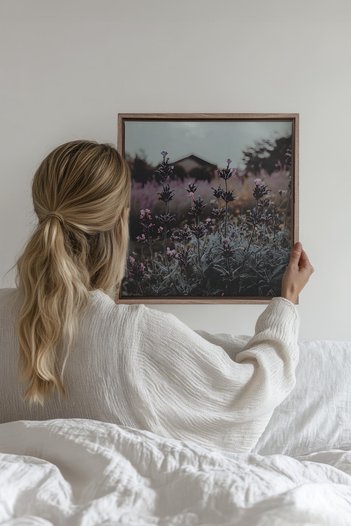 SOUFFLE LAVANDE, Work on stretched canvas