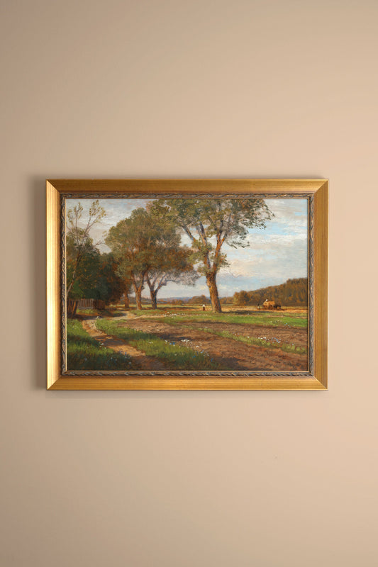 CHANTS DE LA TERRE, CADRE VINTAGE OR