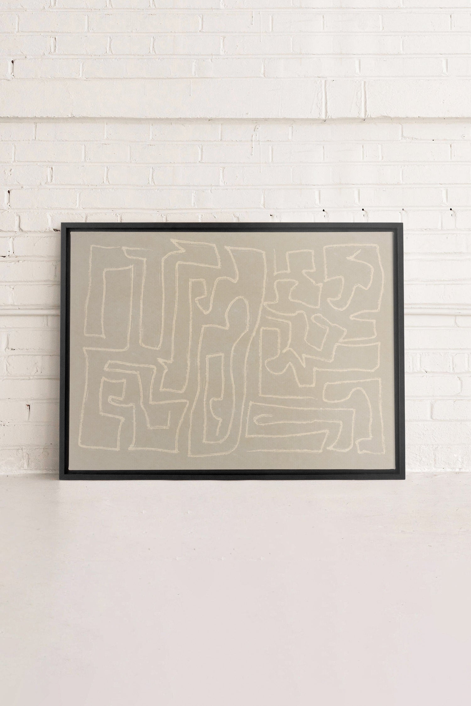 LOST, Oeuvre sur toile étiré