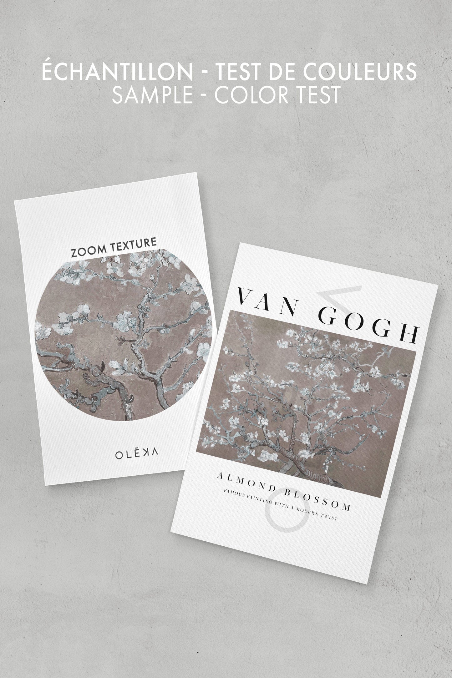 ALMOND BLOSSOM, printed canvas