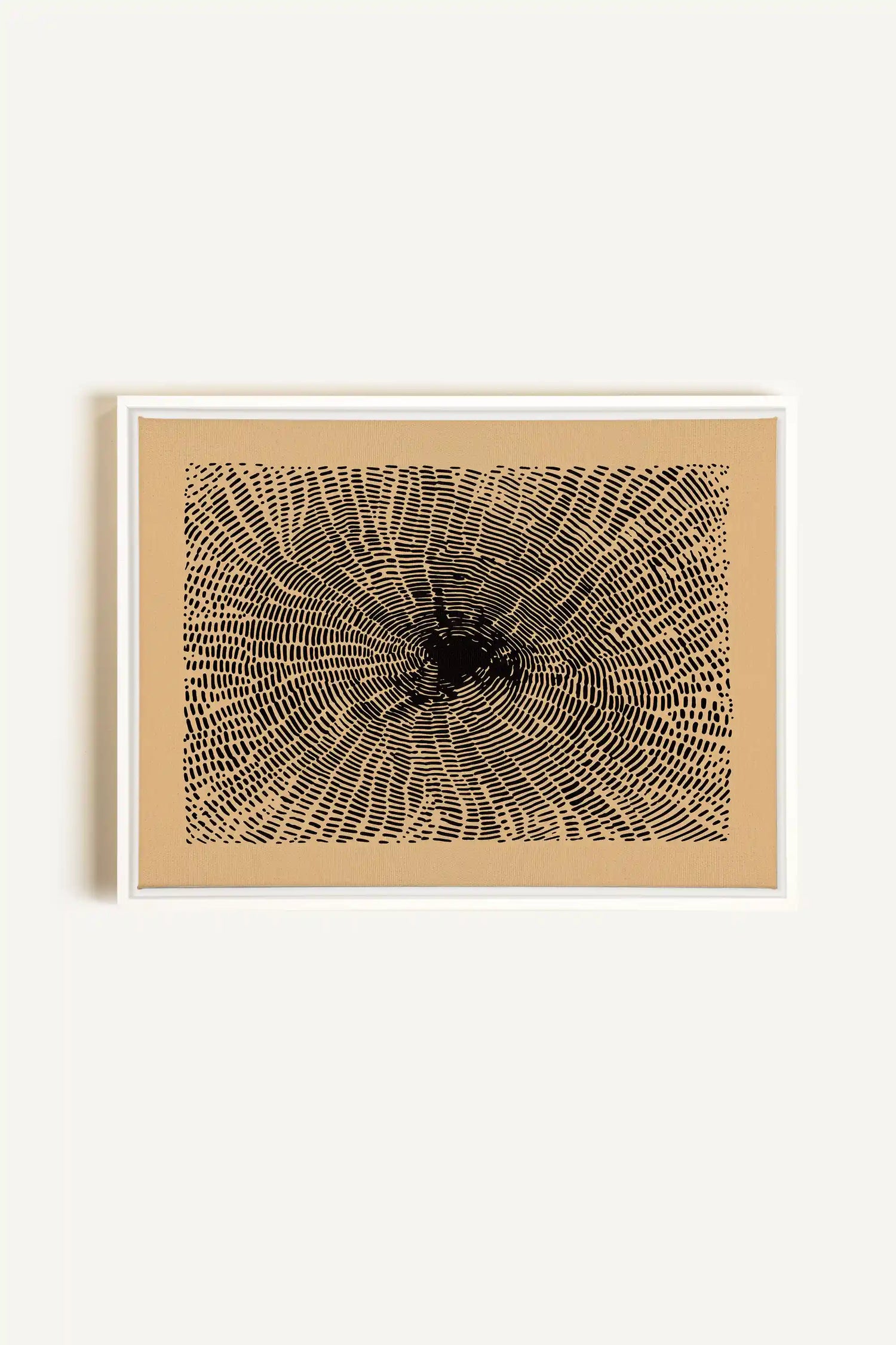 ANCIENT ROOTS, Oeuvre sur toile étirée, encadré Blanc