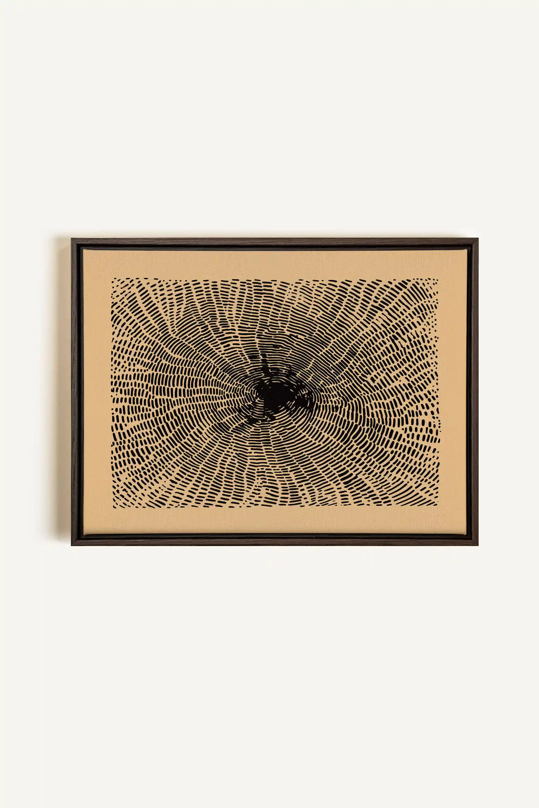 ANCIENT ROOTS, Artwork on stretched canvas, framed in Walnut Brown