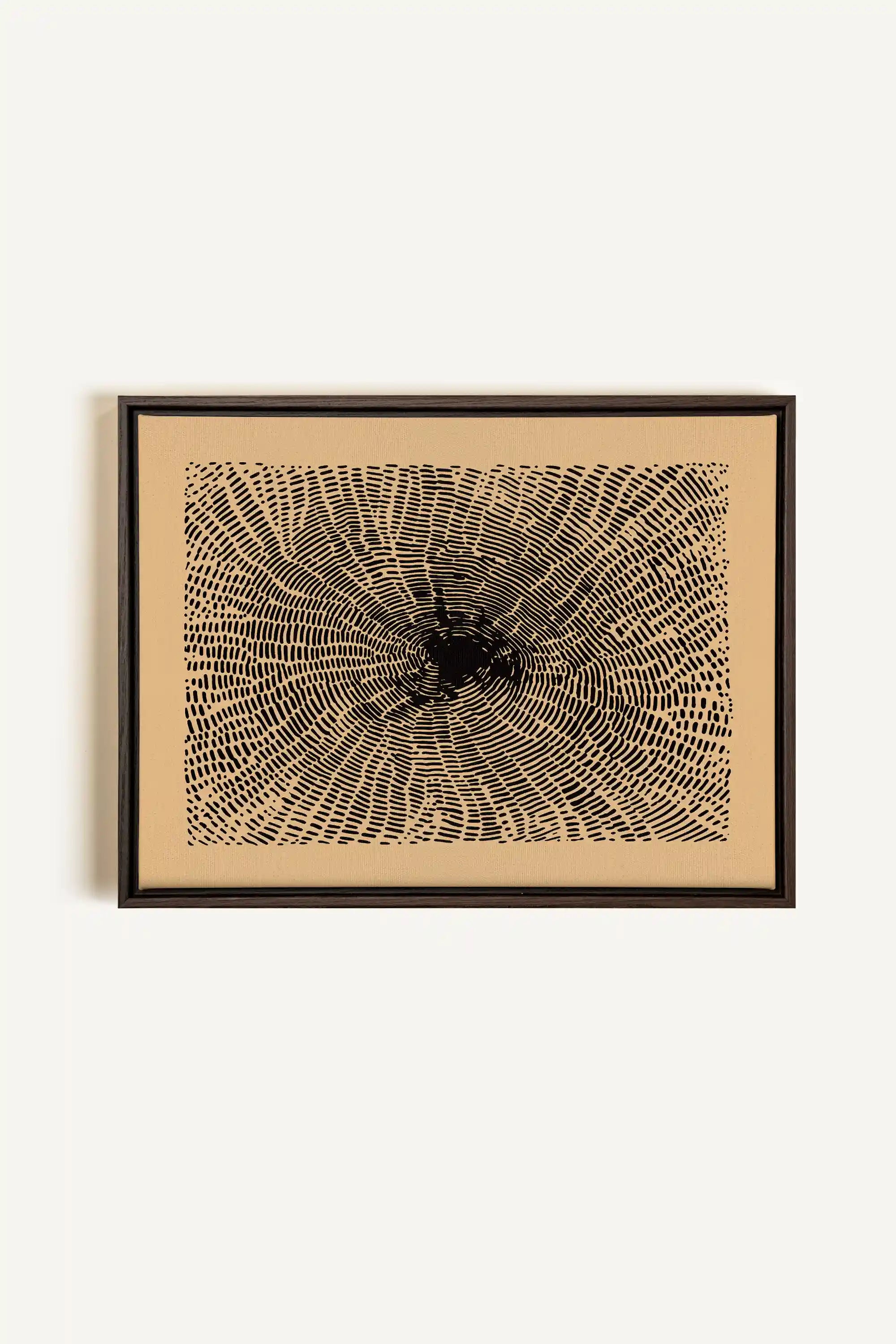 ANCIENT ROOTS, Oeuvre sur toile étirée, encadré Brun Noyer