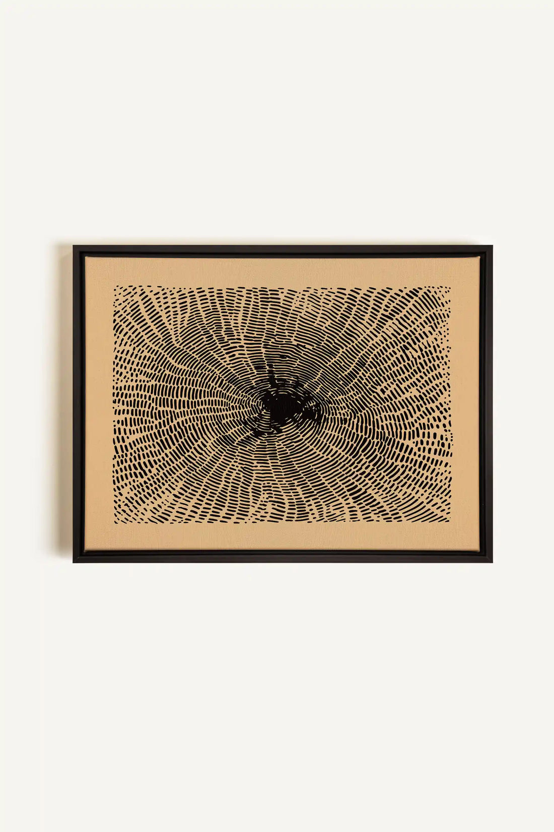 ANCIENT ROOTS, Artwork on stretched canvas, framed in black
