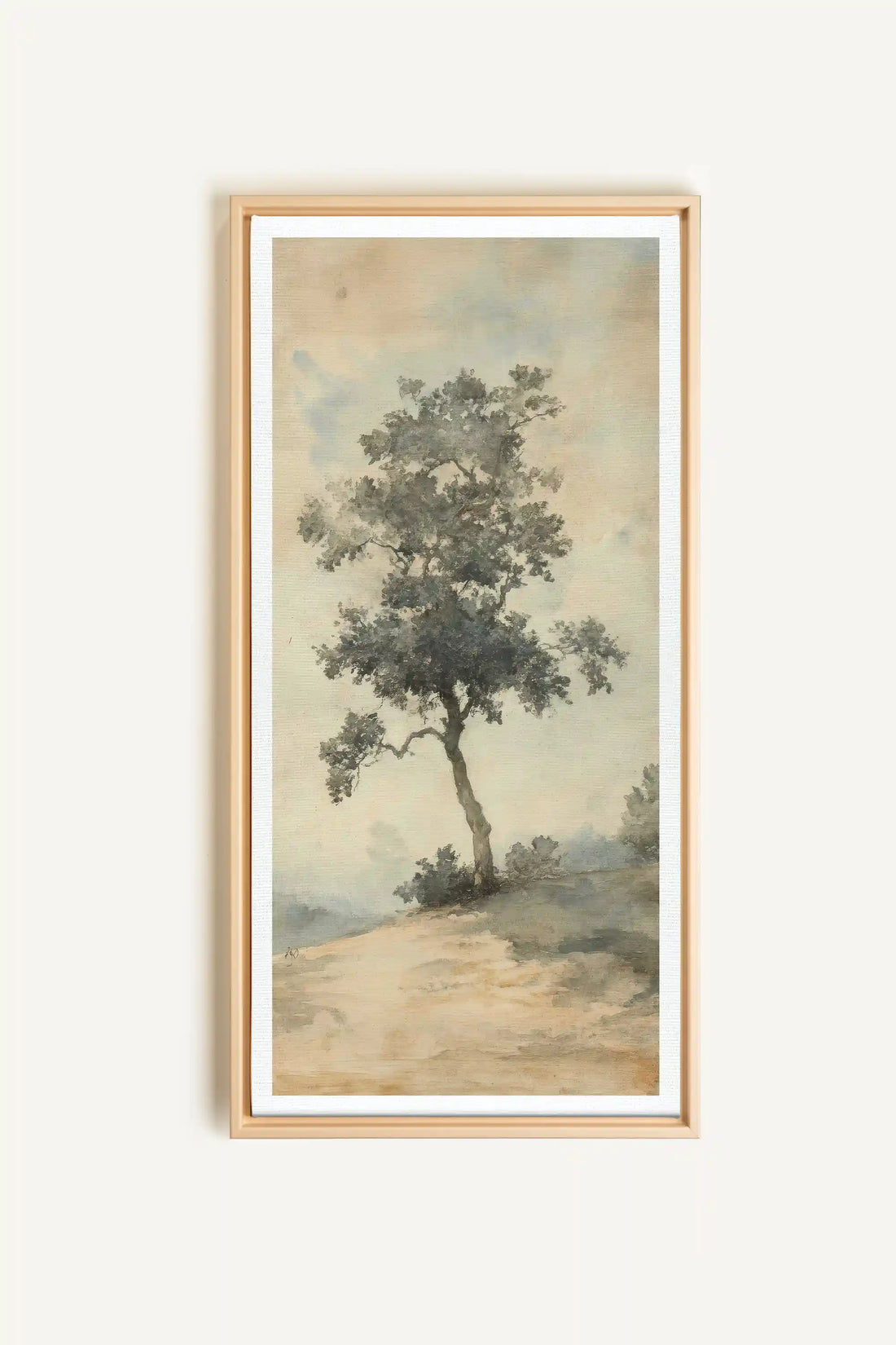 ARBRE DES SOUVENIRS, Artwork on stretched canvas, framed Natural Light