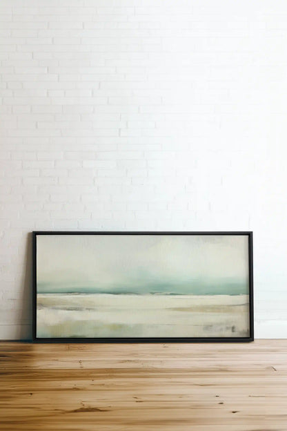 ARTIC STROKES, Oeuvre sur toile étirée, encadré Noir