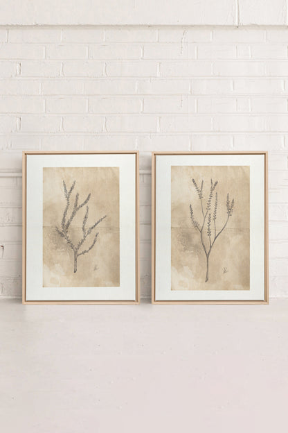 COMBINAISON JADE WILSON (2 Works on stretched canvas)