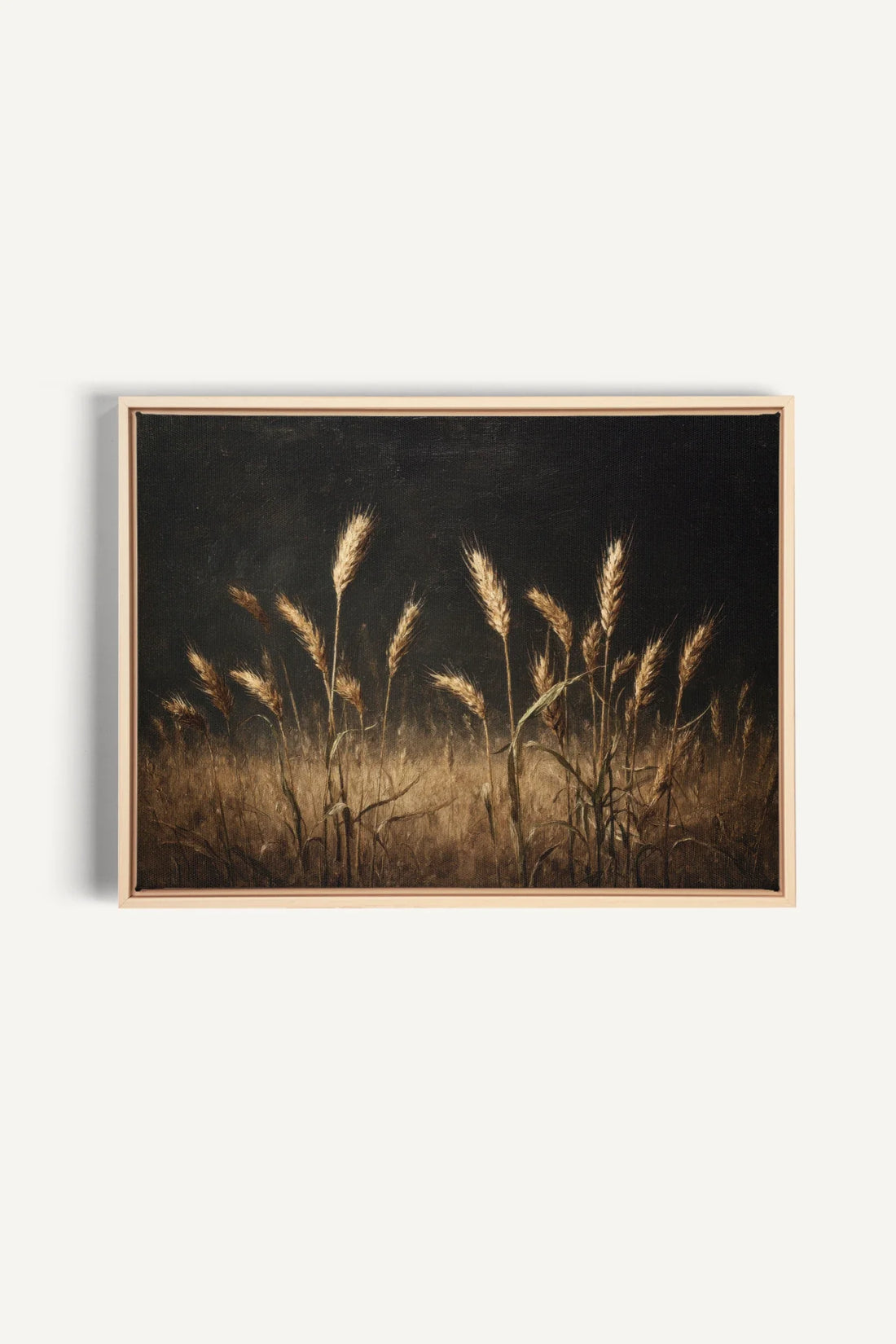 TWILIGHT FIELDS, Work on stretched canvas, framed Naturel Clair