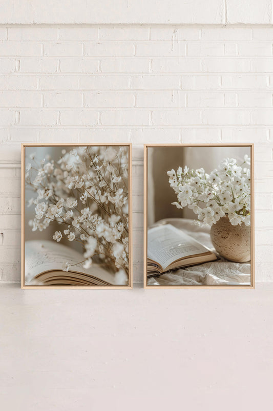 TIMELESS BEAUTY DUO (2 works on stretched canvas)