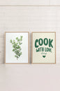 KITCHEN COMBINATION (2 works on stretched canvas)
