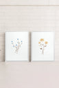 BOUQUET RUSTIQUE (2 works on stretched canvas)