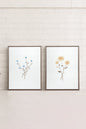 BOUQUET RUSTIQUE (2 works on stretched canvas)