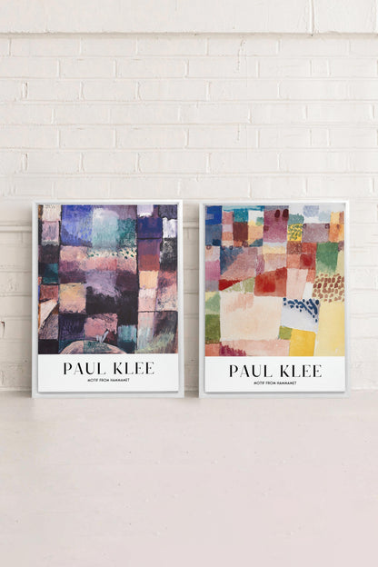 DUO PAUL KLEE (2 Works on stretched canvas)