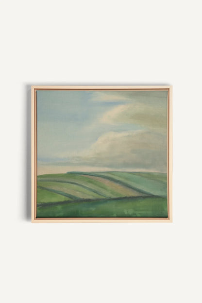 BREATHE THE SKY, Oeuvre sur toile étirée, encadré Naturel Clair