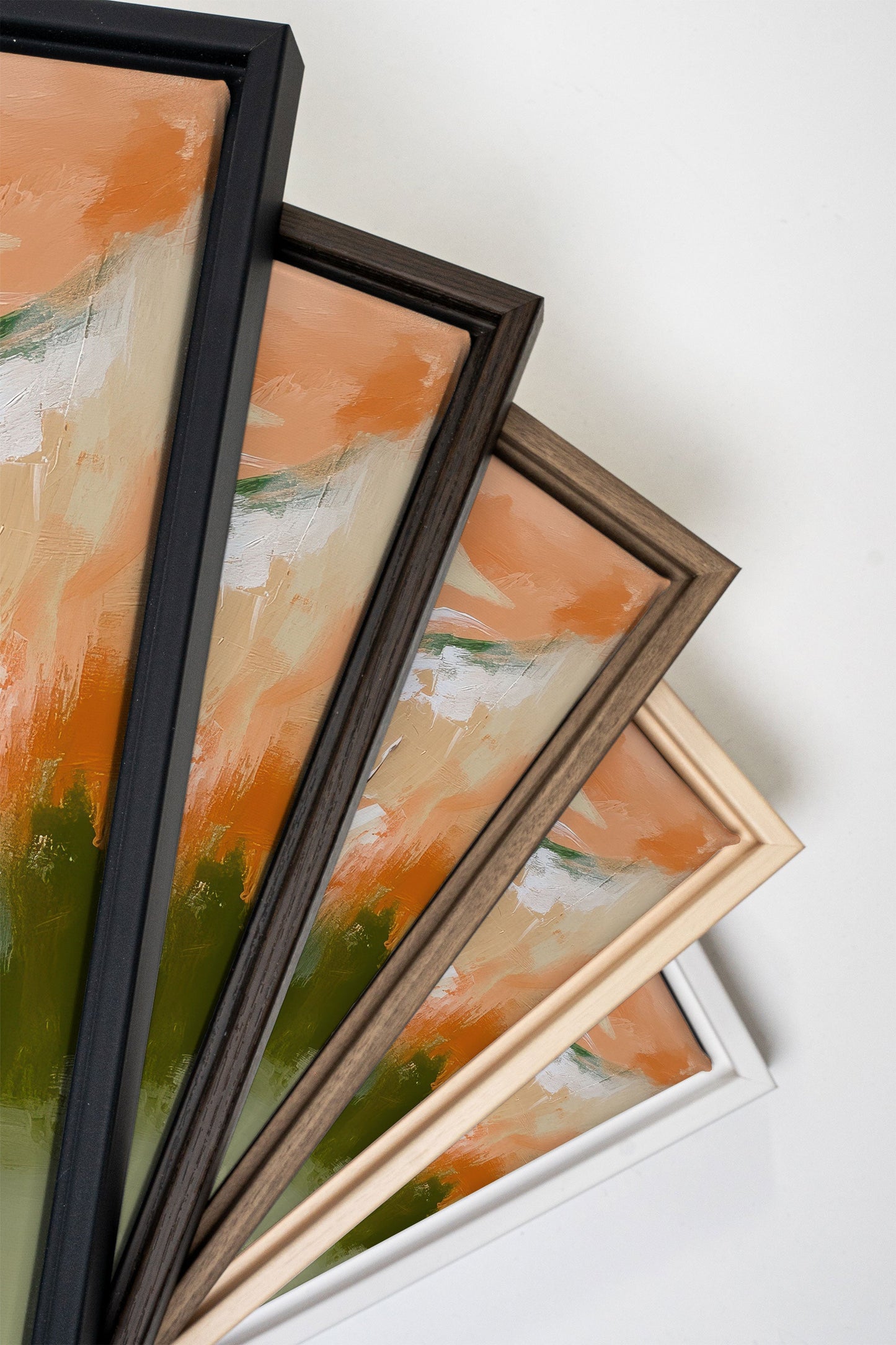 PEACHY FLOW, Work on stretched canvas