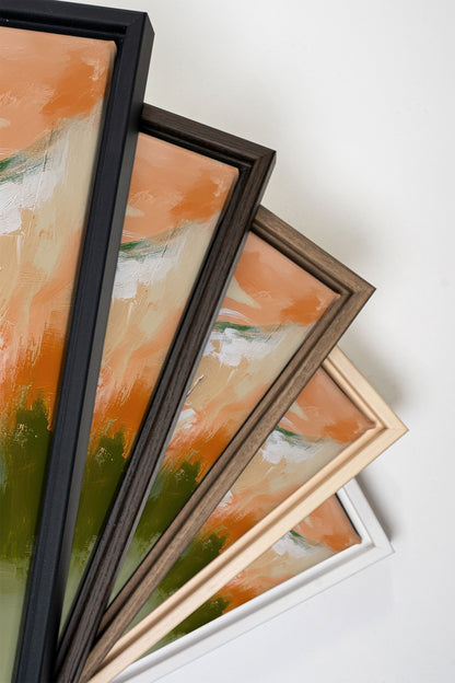 PEACHY FLOW, Work on stretched canvas