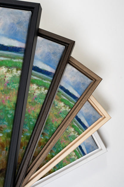 DOUCE RIVIÈRE, Oeuvre sur toile étirée