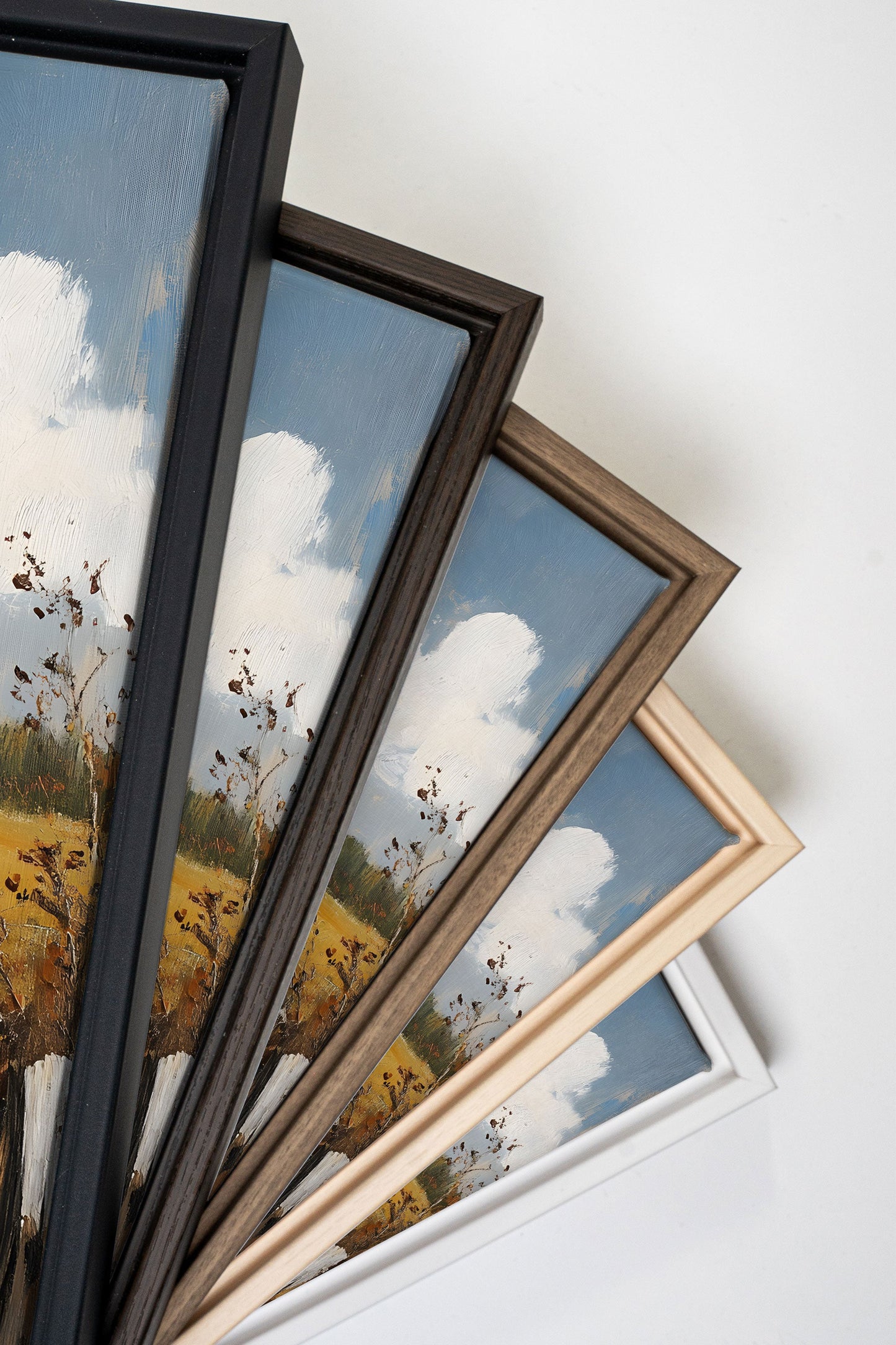 THROUGH THE FIELDS, Work on stretched canvas