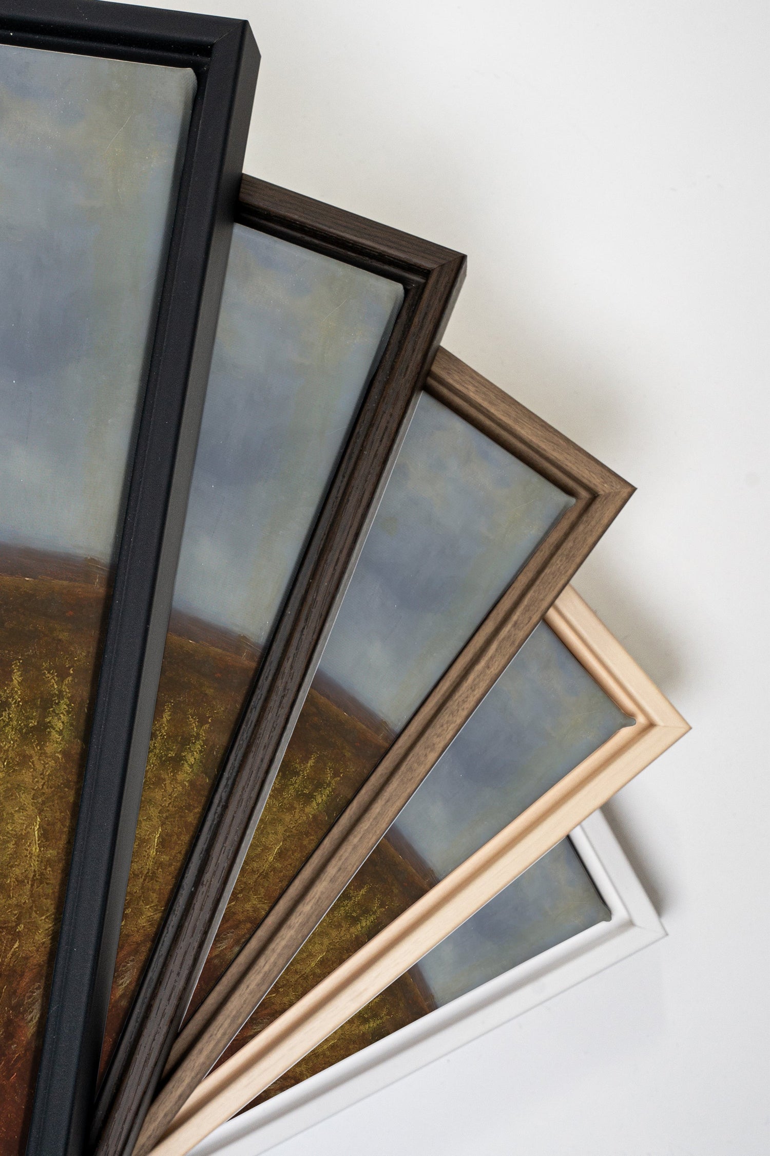 COUNTRYSIDE GLOW, Oeuvre sur toile étirée, encadré Naturel Clair