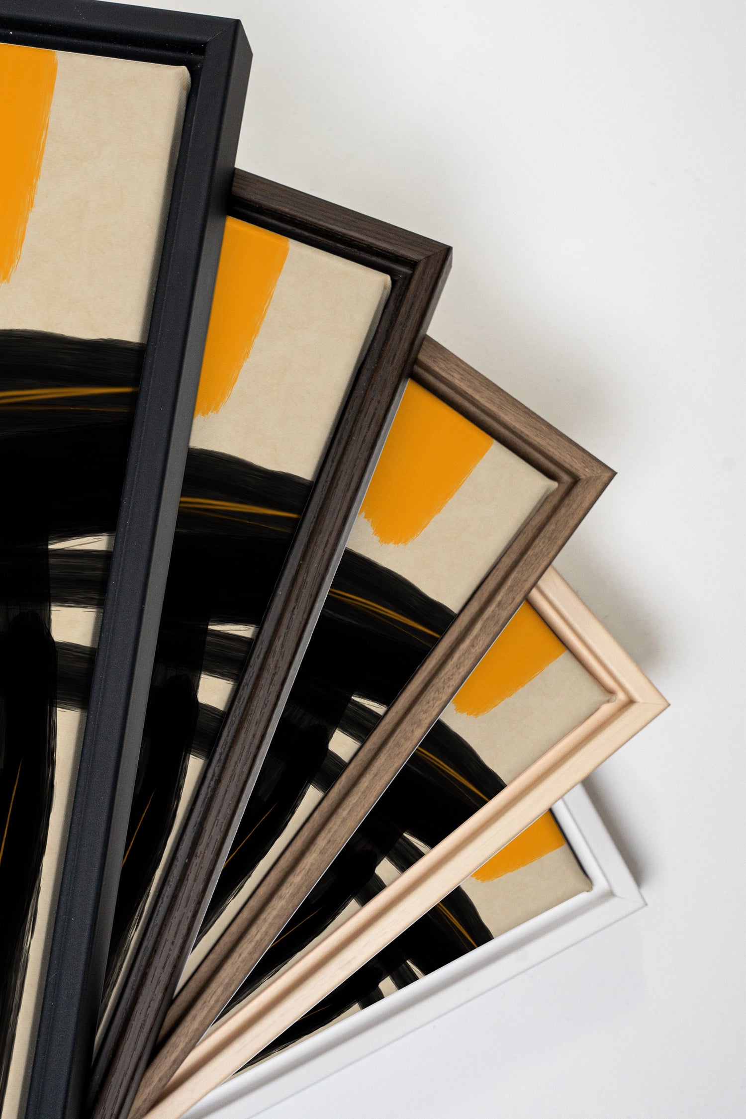 SOLAR MOTION, Oeuvre sur toile étirée, encadré Naturel Clair
