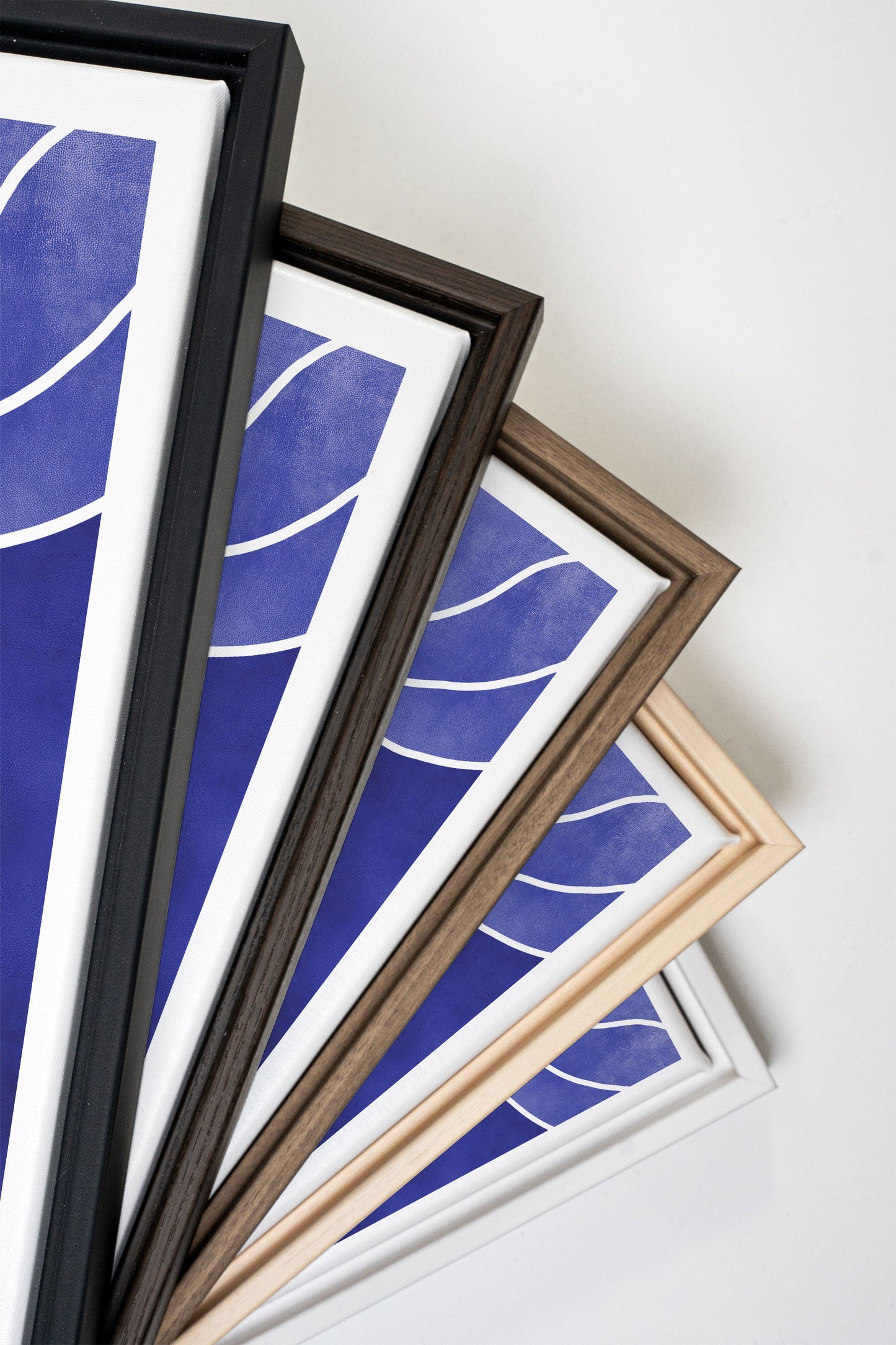 REFLET INDIGO, Work on stretched canvas