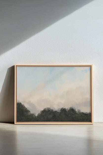 DAWNS, Oeuvre sur toile étirée, encadré Naturel Clair