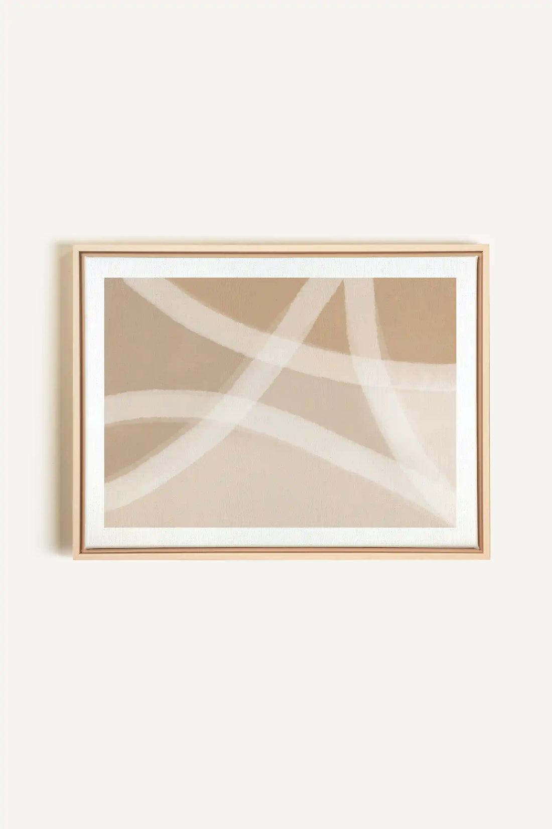 DOUCEUR DE LIN, Artwork on stretched canvas, framed Natural Light