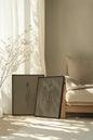 DUO ESPRIT SAUVAGE (2 works on stretched canvas)