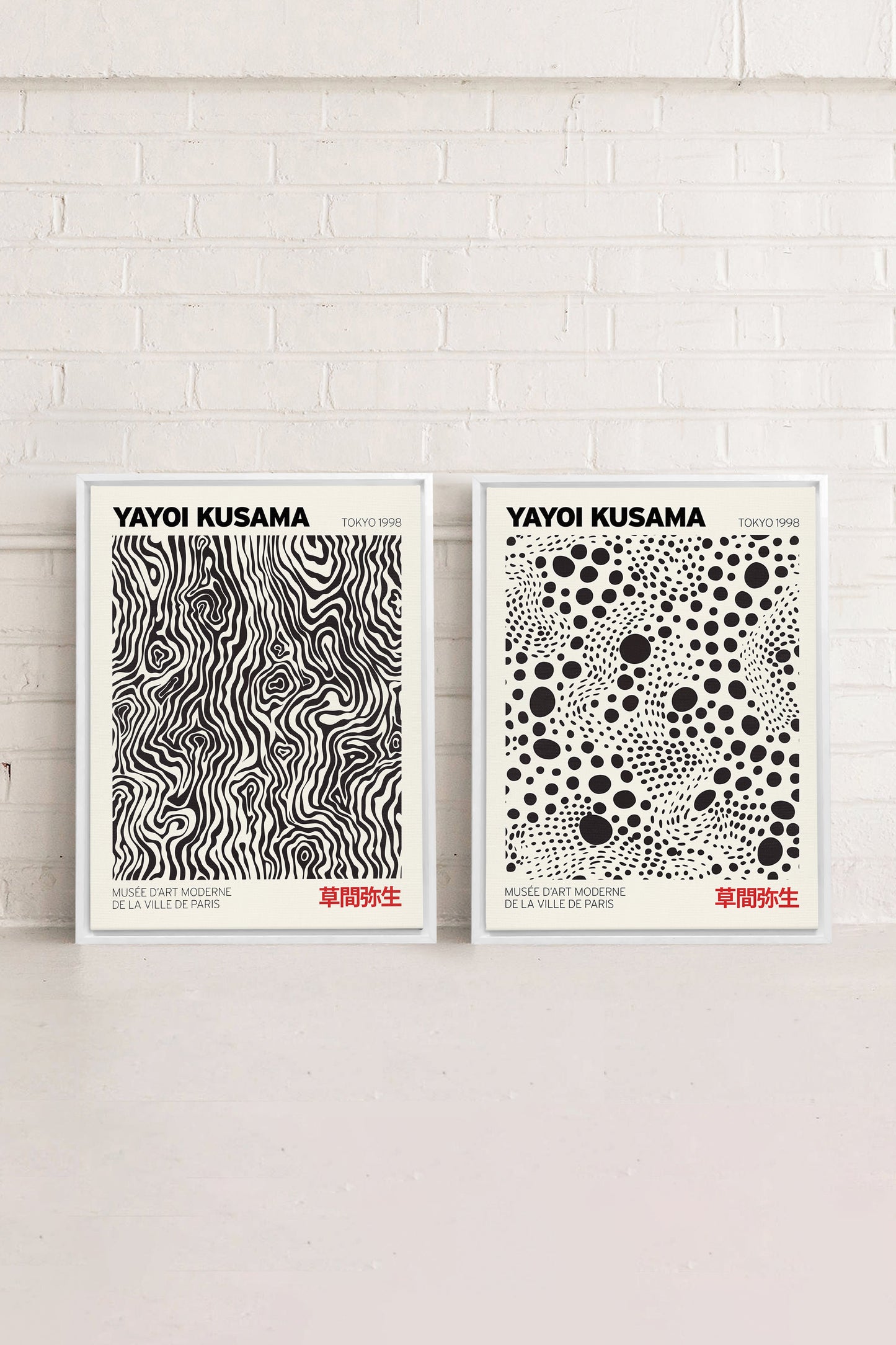 COMBINAISON KUSAMA (2 works on stretched canvas)