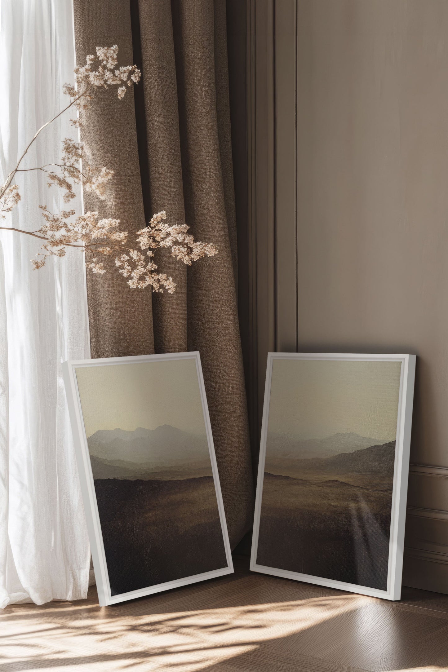 DISTANT DREAMS DUO (2 Oeuvres sur toile étirée)