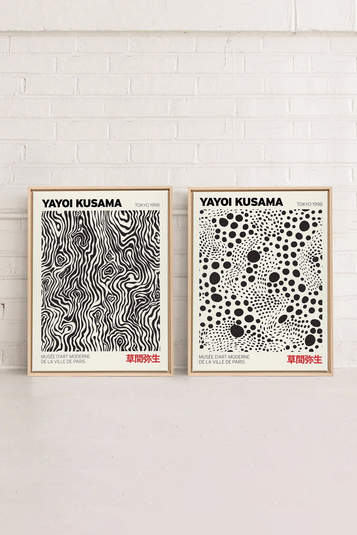 COMBINAISON KUSAMA (2 works on stretched canvas)