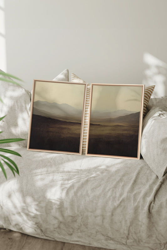 DISTANT DREAMS DUO (2 Oeuvres sur toile étirée)