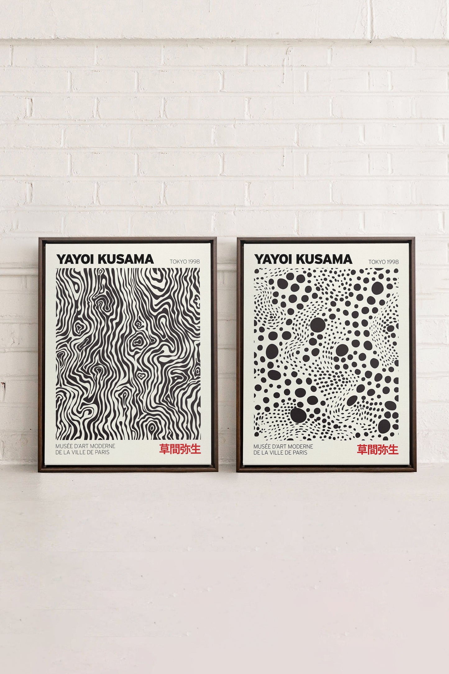 COMBINAISON KUSAMA (2 works on stretched canvas)