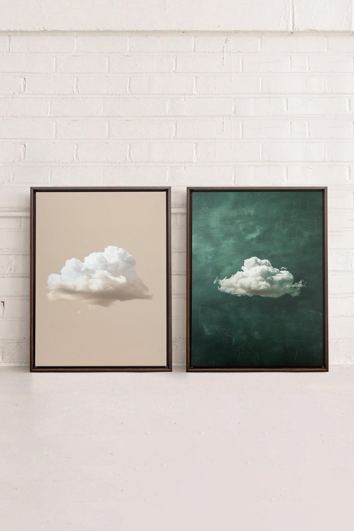 CLOUD SET (2 Works on stretched canvas)