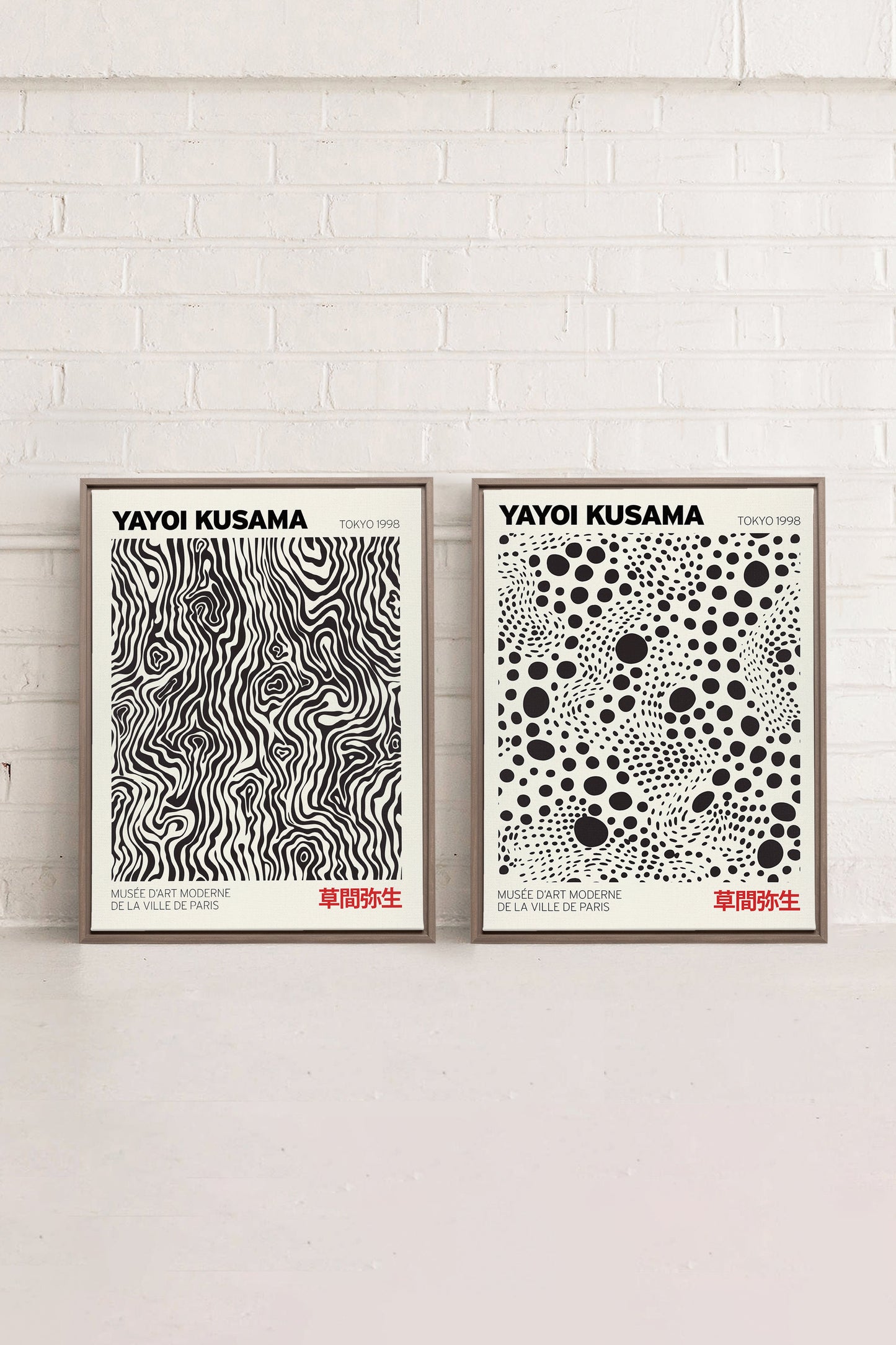 COMBINAISON KUSAMA (2 works on stretched canvas)