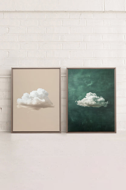 CLOUD SET (2 Works on stretched canvas)