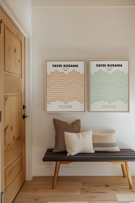YAYOI COMBINATION (2 works on stretched canvas)