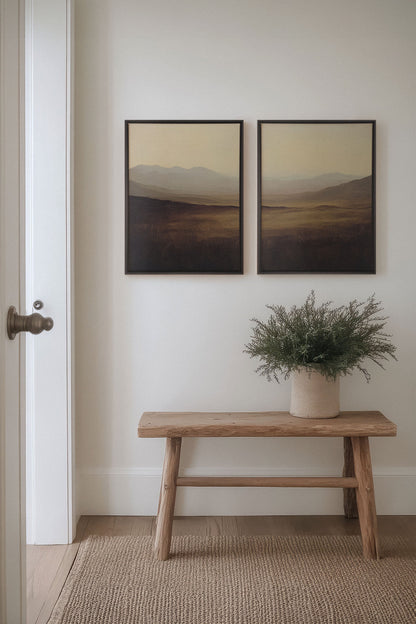 DISTANT DREAMS DUO (2 Oeuvres sur toile étirée)