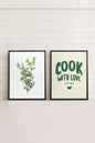 KITCHEN COMBINATION (2 works on stretched canvas)