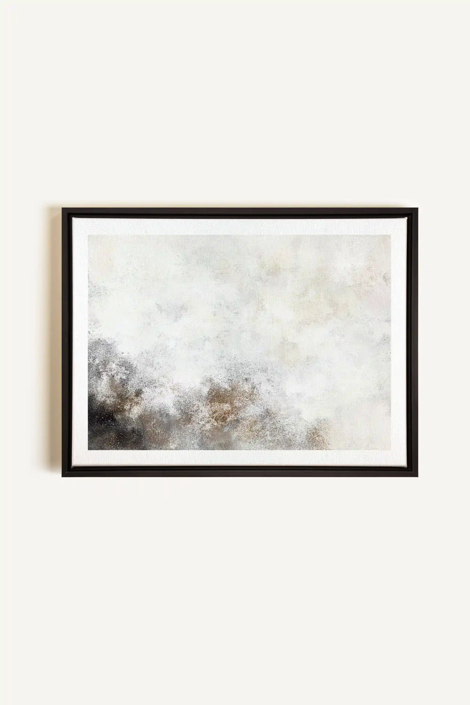 FADED ESSENCE, Artwork on stretched canvas, framed in black